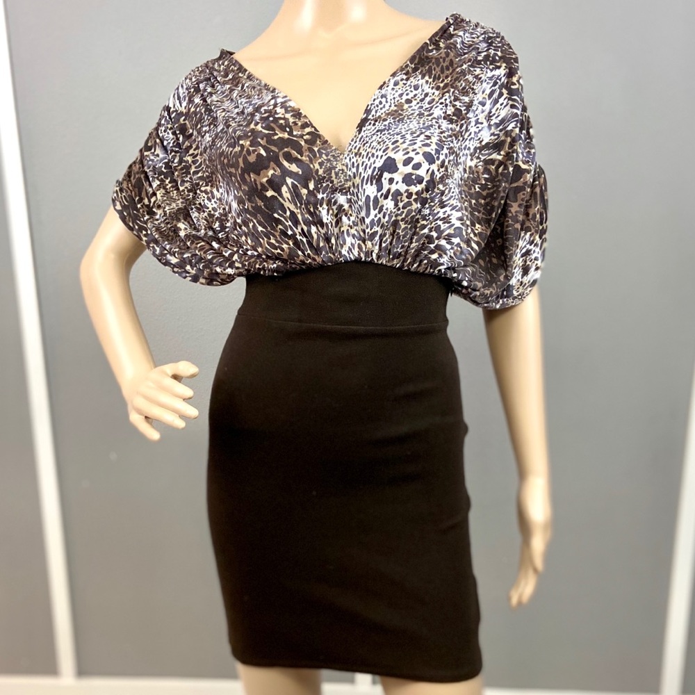 Zara animal print dress